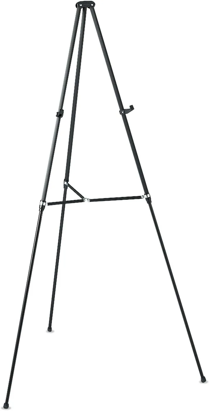 QUARTET Telescoping Aluminum Display Easel, 38–66 in