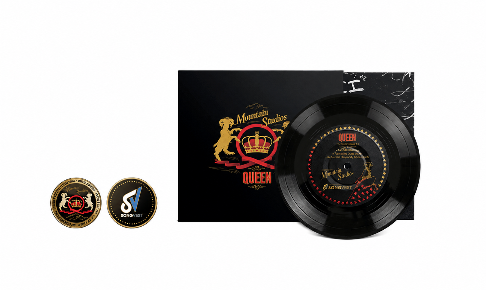 Queen SongShares Merch Vinyl & Coin