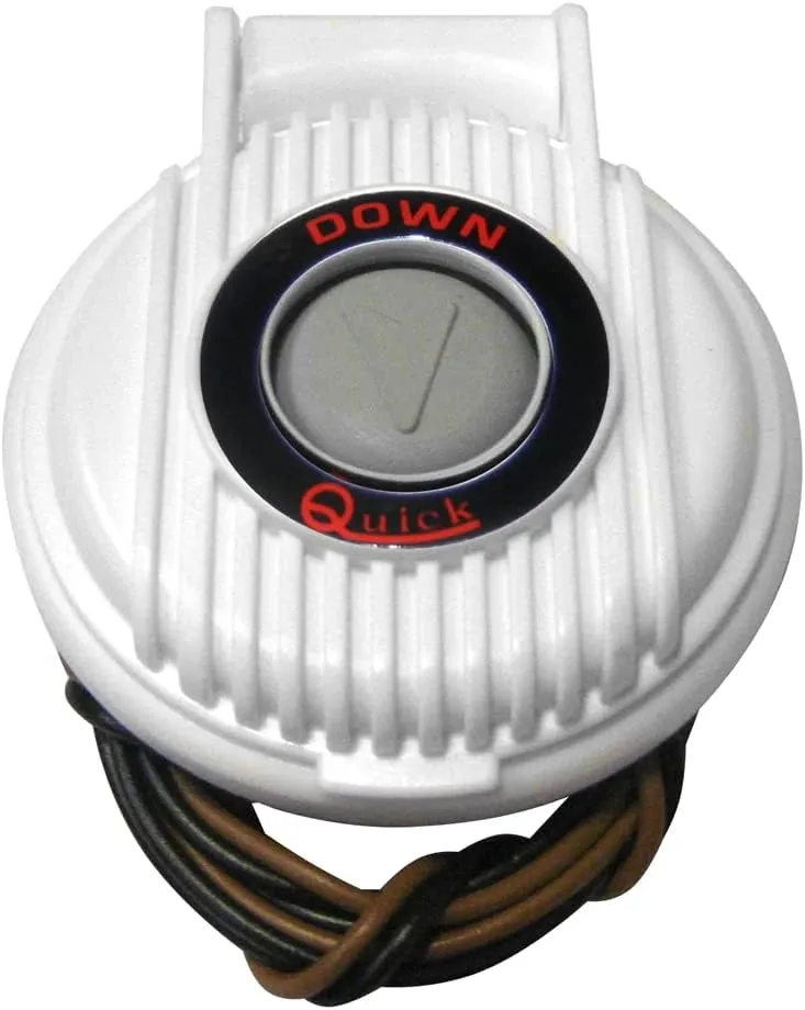 Quick 900/DW Anchor Lowering Foot Switch-White - FP900DW00000A00