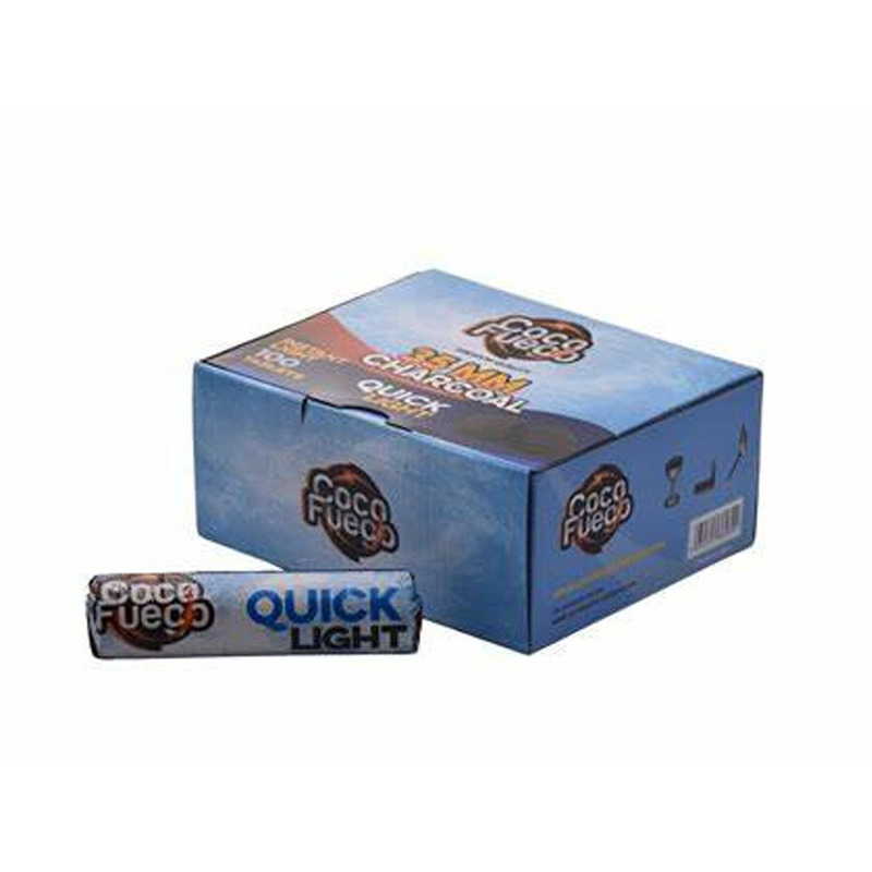 COCO FUEGO CHARCOAL QUICK LIGHT RED 35MM