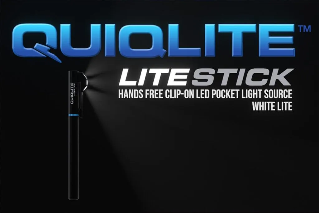 QUIQLITE LiteStick 200 Lumens USB Rechargeable Programmable Pocket LED Flashlight