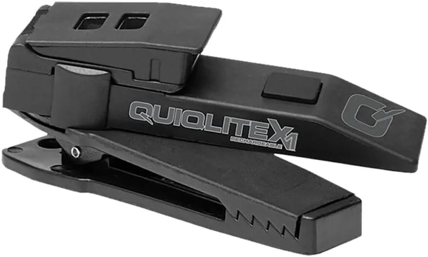 QuiqLiteX1 Tactical Blue/White Hands-Free LED Pocket Light 5/75/150 Lumens