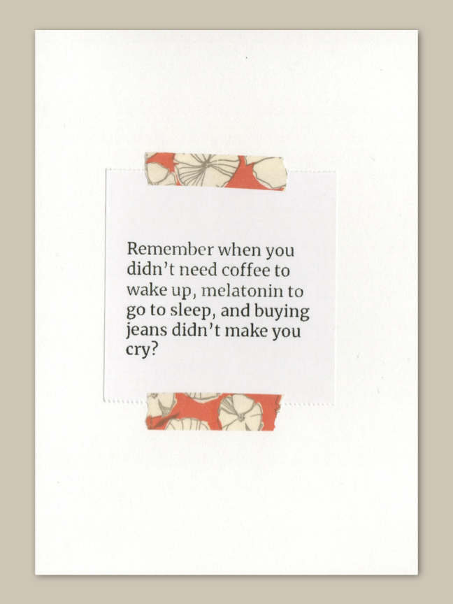 Quote Card Buying Jeans