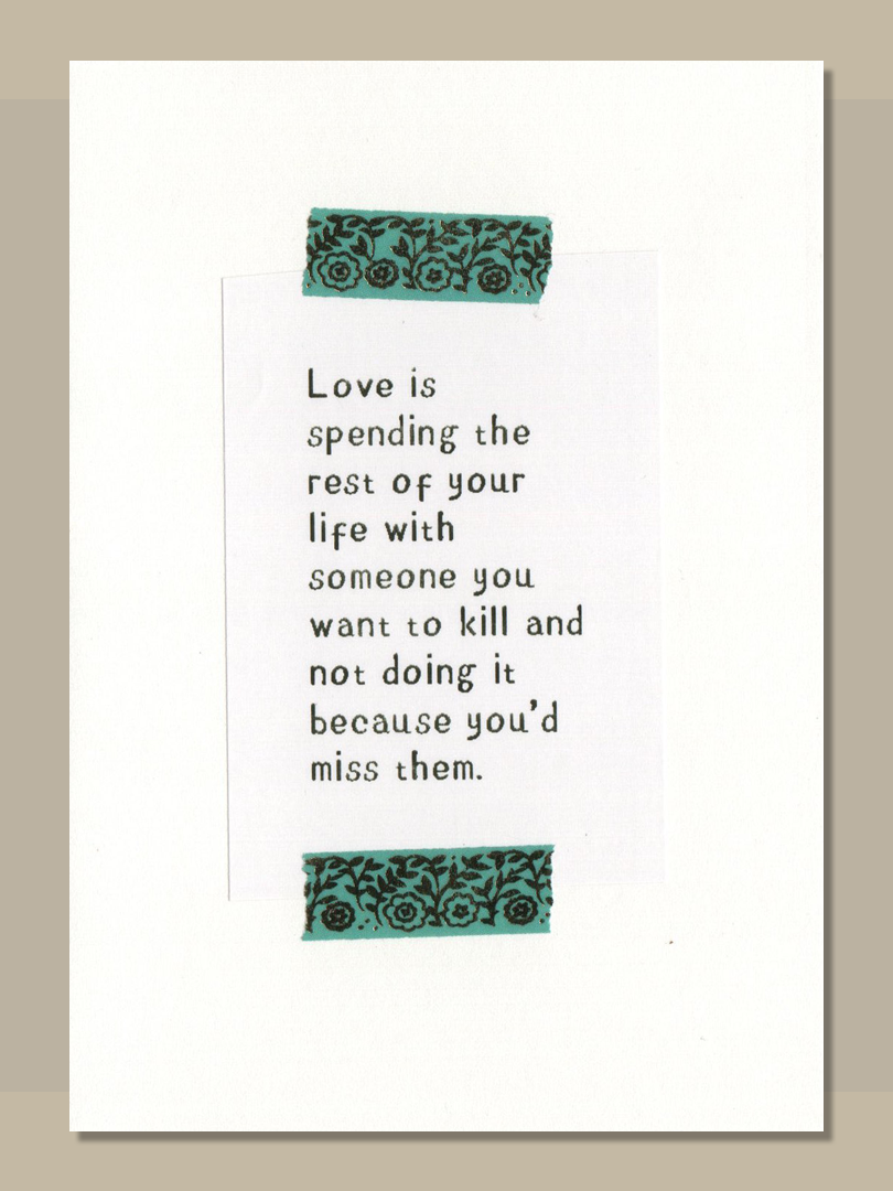 Quote Card Love