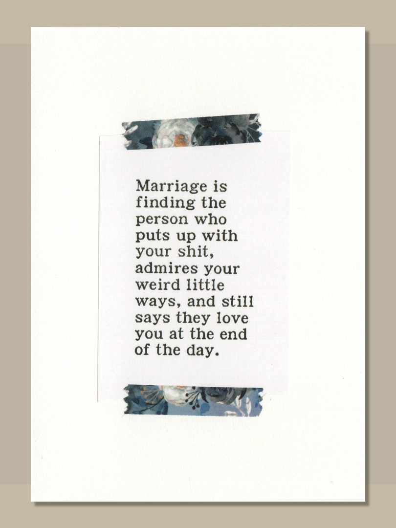 Quote Card Marriage