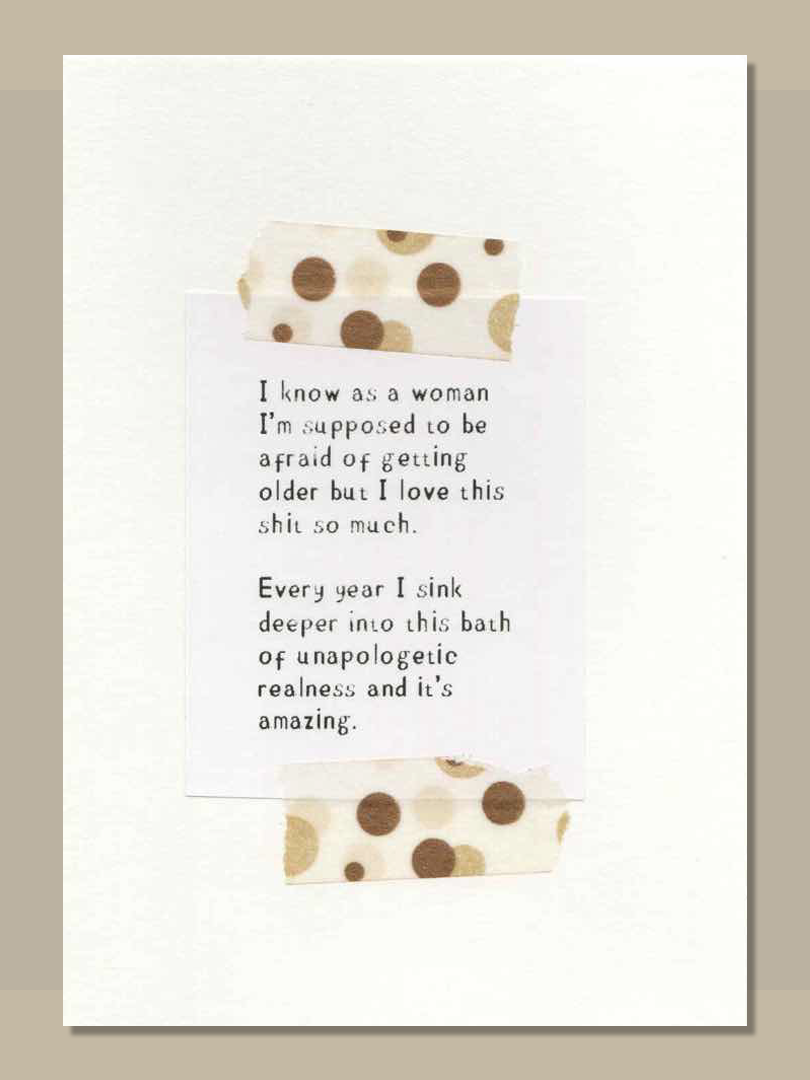 Quote Card Woman Afraid