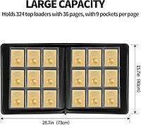 324 SLOTS 9-POCKET TOPLOADER BINDER