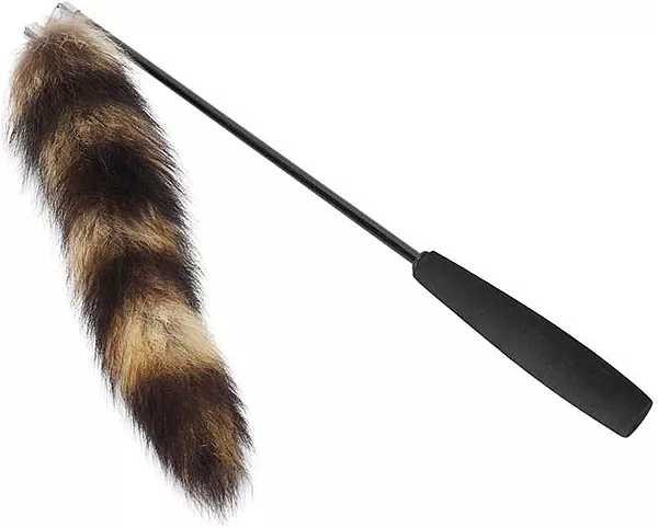 Premium Faux Fur Tail Cat Teaser Wand Toy