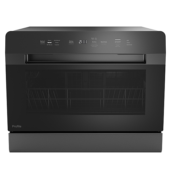 GE Profile™ PZF560HGWBB ENERGY STAR® Smart Compact Dishwasher for Countertop or Built-In