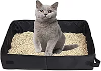 Traveling Litter Box Cats Portable Lightweight Waterproof