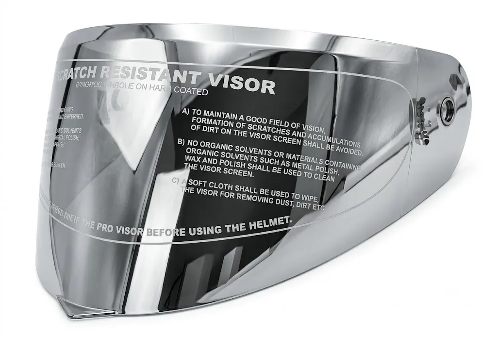 STEELBIRD SILVER VISOR FOR R2K (SBA-19) STEELBIRD SILVER VISOR FOR R2K (SBA-19)