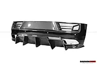 Audi R8 Coupe & Spyder IMPII Style Partial Carbon Fiber Rear Bumper | Lightweight Rear Aero Upgrade