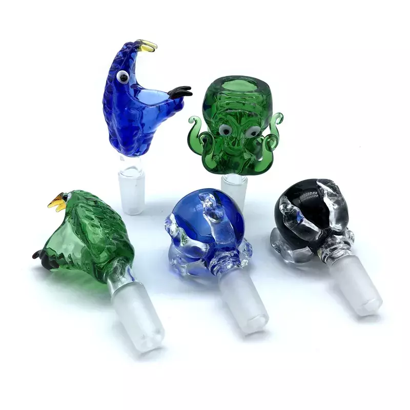 14MM MONSTER FACE GLASS BOWLS