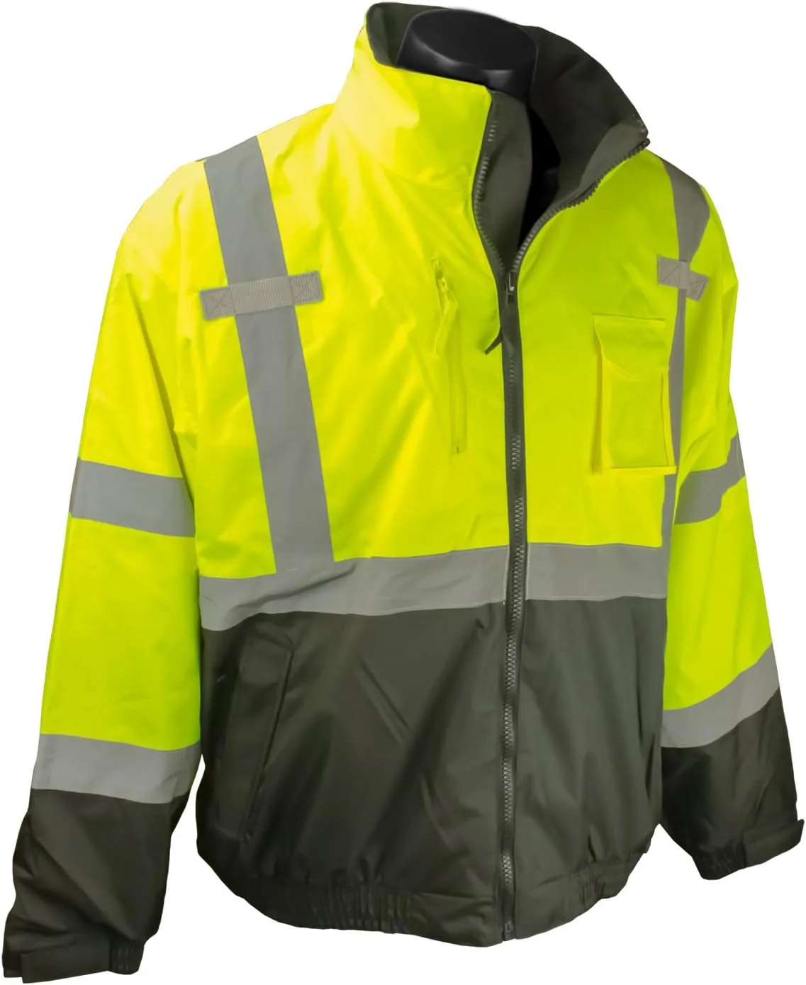 RADIANS SJ210B Three-in-One Deluxe Hi-Viz Bomber Jacket