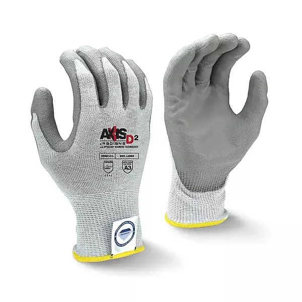 AXIS D2 DYNEEMA CUT 3 GLOVE LARGE - Radians RWGD101L Industrial Safety Gloves