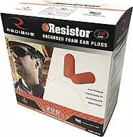 Radians unisex adult Uncorded Industrial Safety Ear Plugs, Multi 1 pair (Pack of 200)