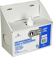 Radians LCS080600 Silicone Free Glass or Plastic Lens Cleaning Station Solution with Tissues