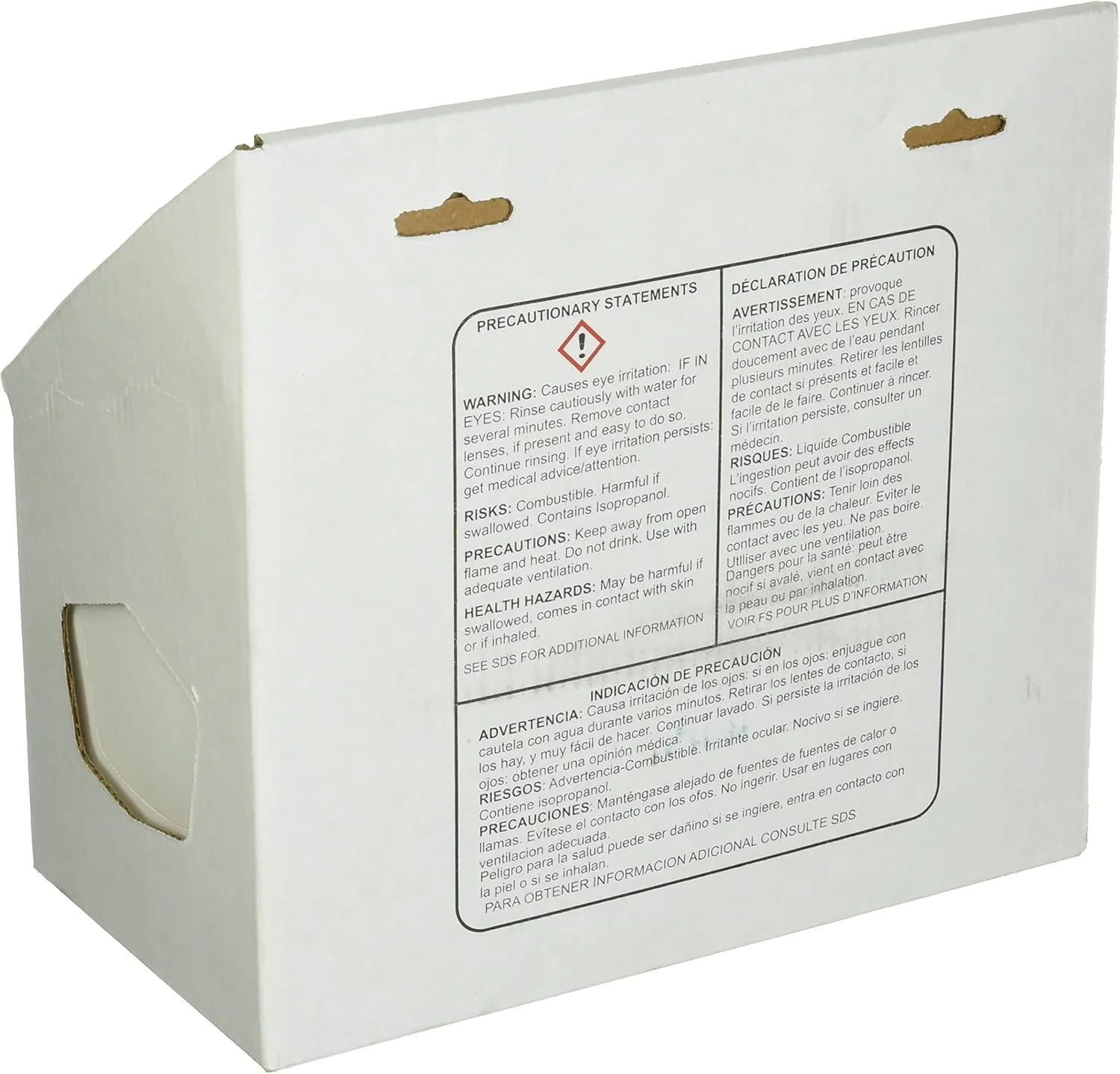 Radians LCS080600 Silicone Free Glass or Plastic Lens Cleaning Station Solution with Tissues