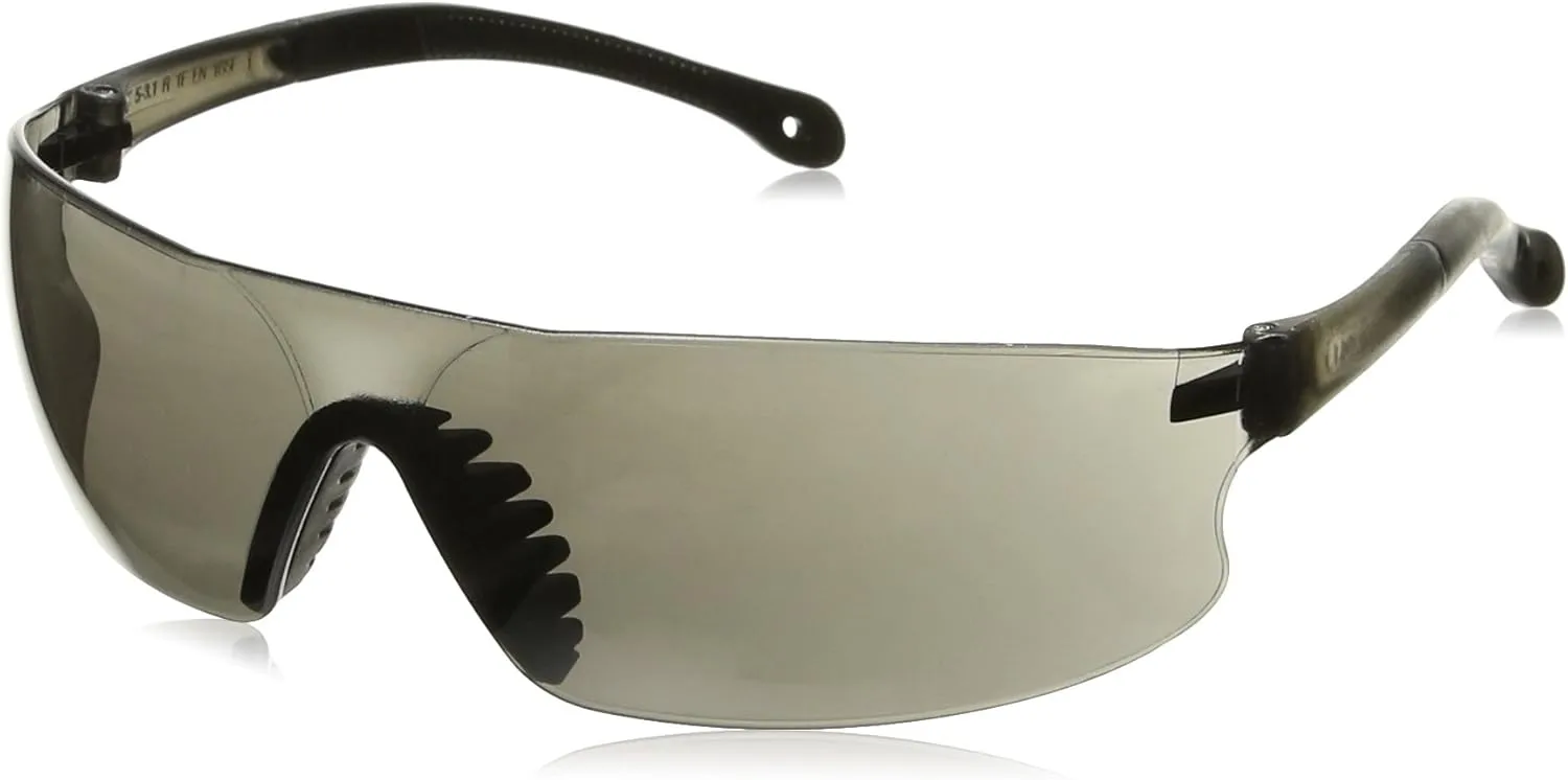 Radians - RS1-20 Smoke Safety Glasses, Scratch-Resistant, Wraparound Multi 1 Count (Pack of 1)