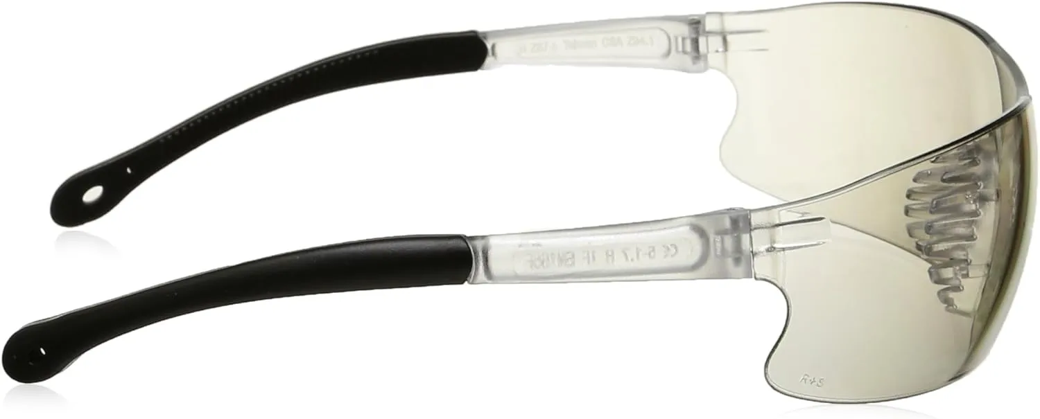 Radians Indoor/Outdoor Safety Glasses, Scratch-Resistant, Wraparound, One Size (RS1-90) Multi