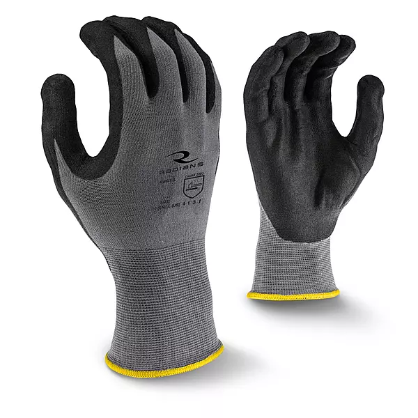 Radians RWG13C Foam Nitrile Gripper Glove - Size M