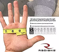 Radians RWG13C Foam Nitrile Gripper Glove - Size M