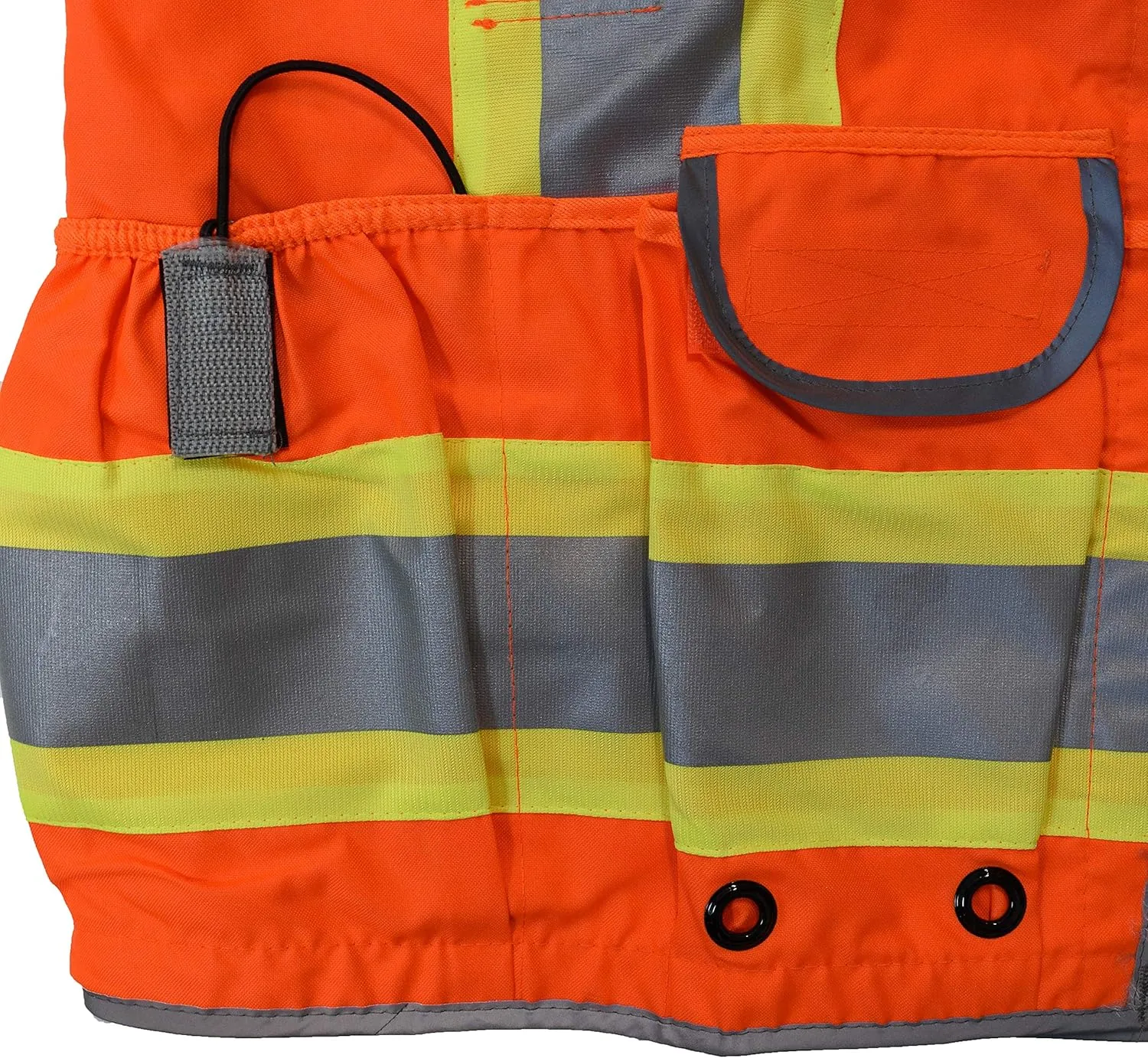 RADIANS SV55 Class 2 Heavy Woven Two Tone Engineer Vest with Padded Neck