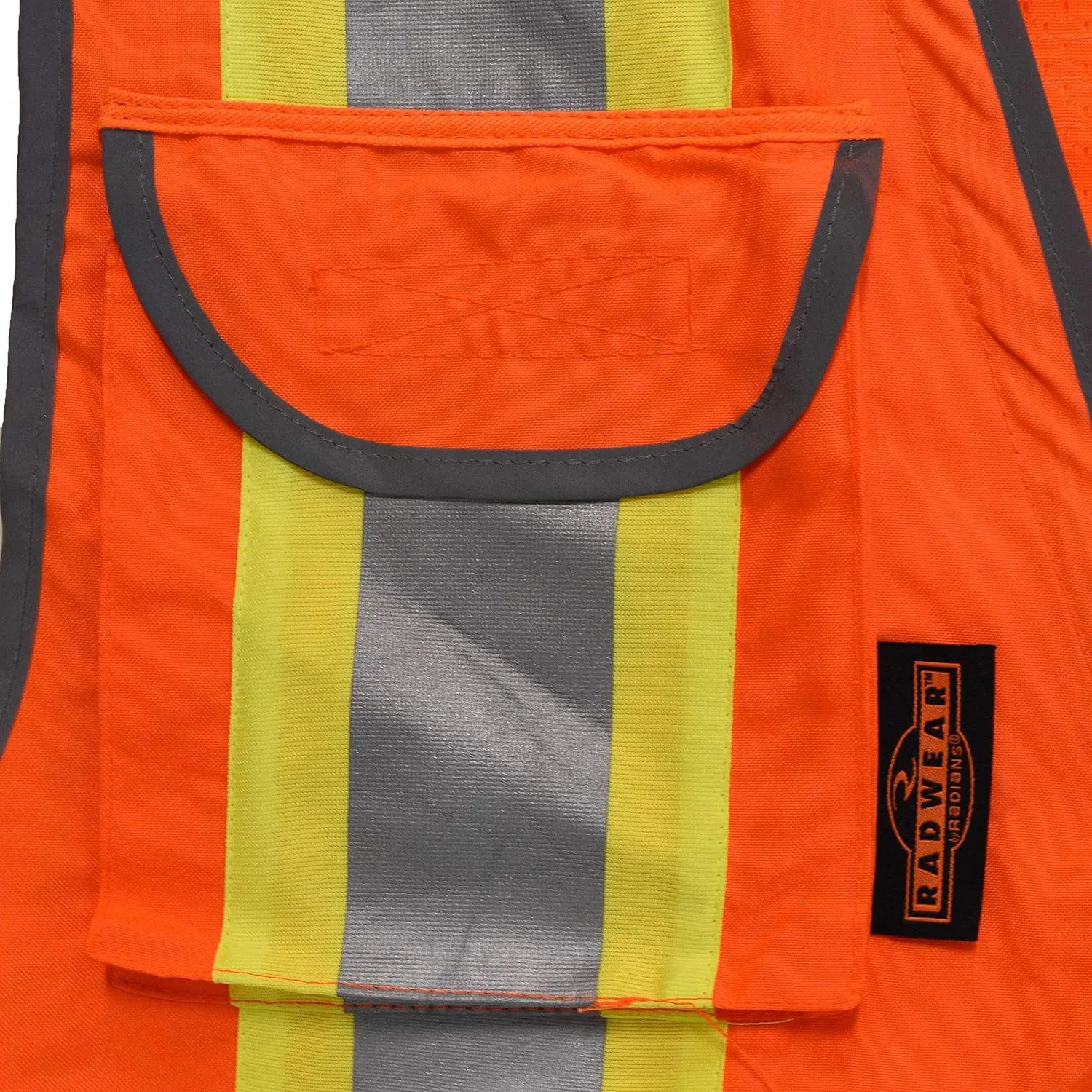 RADIANS SV55 Class 2 Heavy Woven Two Tone Engineer Vest with Padded Neck