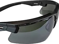 RADIANS THRAXUS Safety Glasses - Black Metal Frame, Polarized Smoke Lens