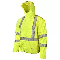 Radians Waterproof Lightweight Packable Raincoat, Green, X-Large, RW11-3ZGR-XL