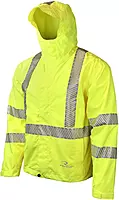 Radians Waterproof Lightweight Packable Raincoat, Green, X-Large, RW11-3ZGR-XL
