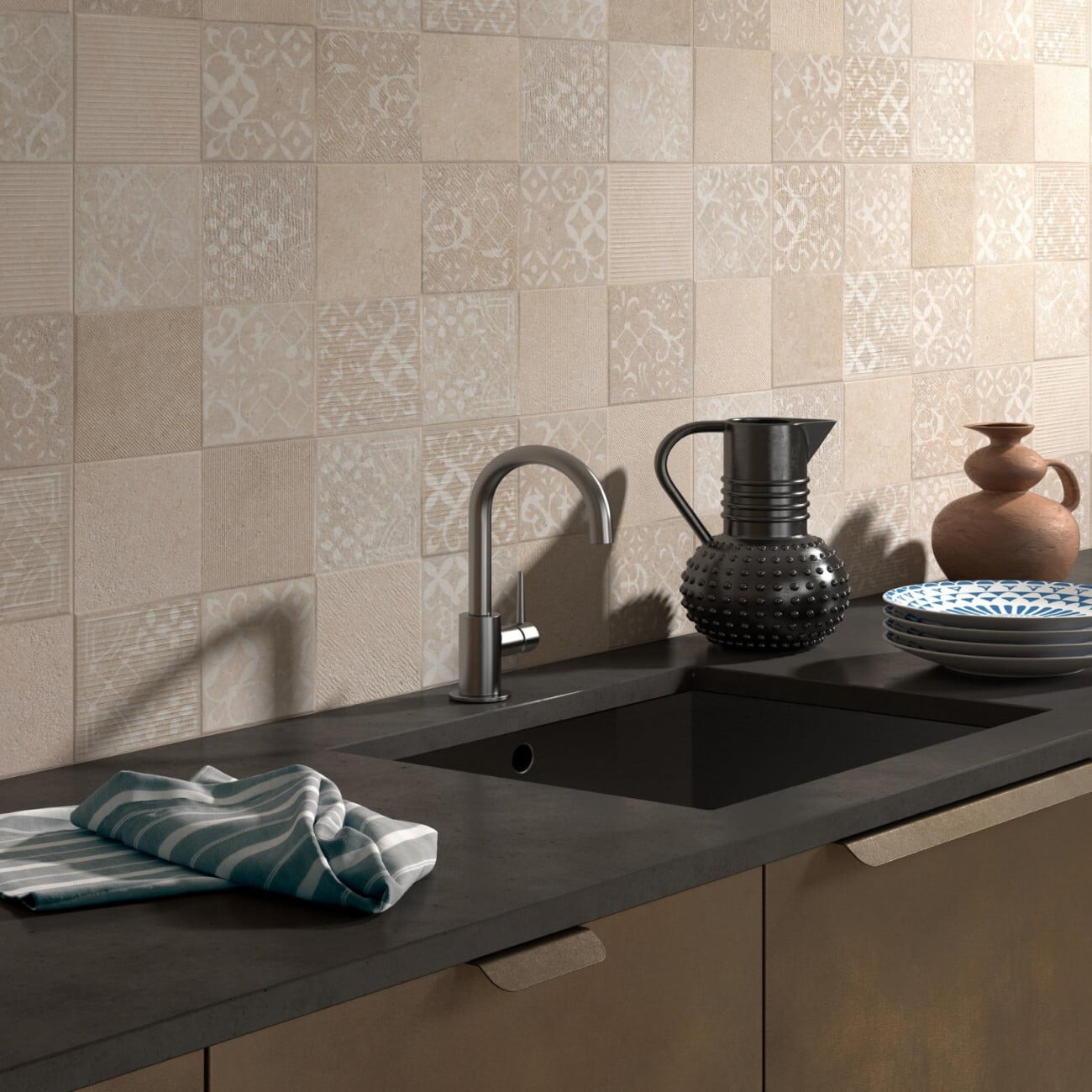 Faianta RAGNO by MARAZZI, ETERNA DECORO 3D HISTORY R8J2, 30x90