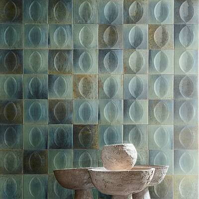 Faianta RAGNO by MARAZZI, GLEEZE TURCHESE STRUTTURA EGG GLOSSY 10X10 R8GU, mp/cutie 0.56