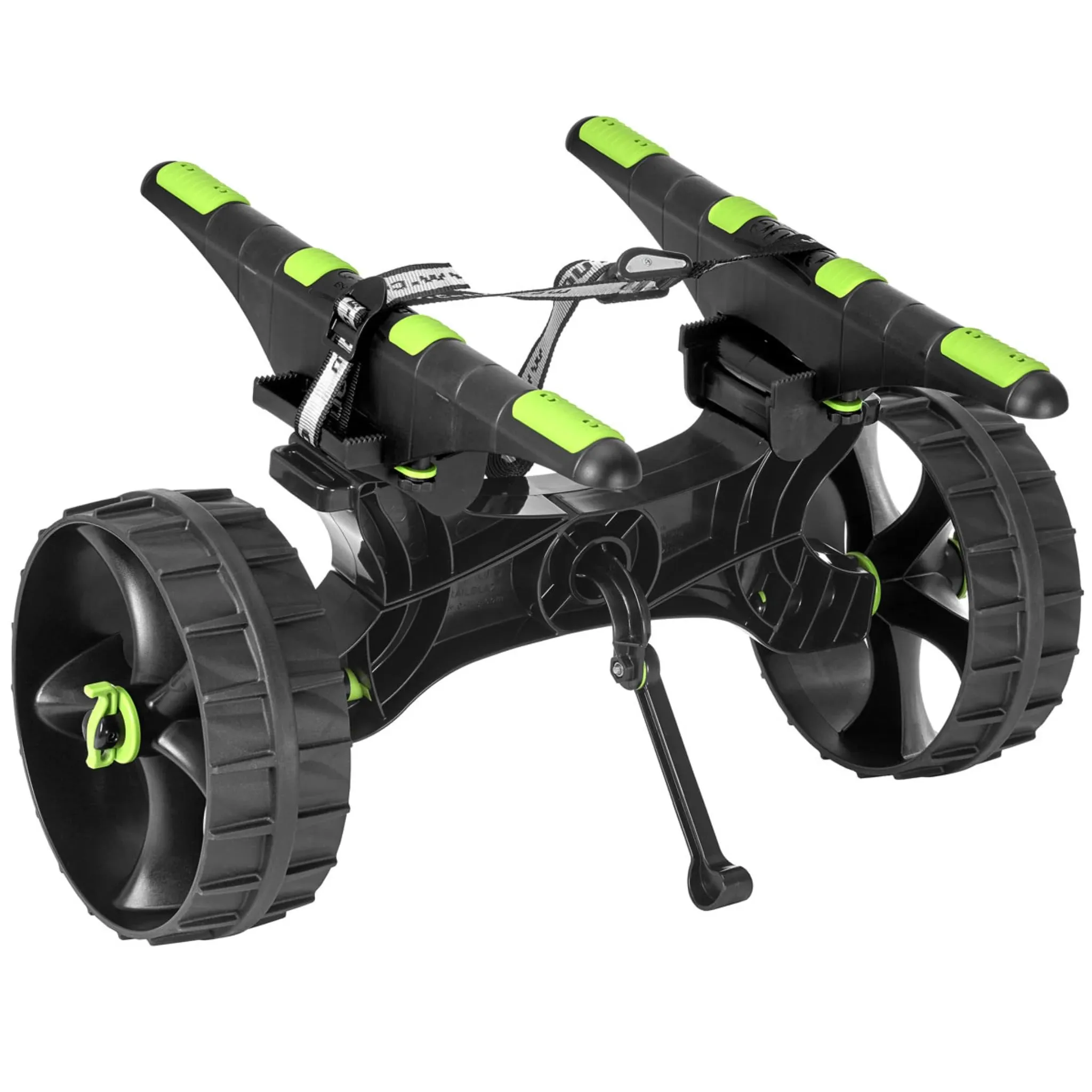 RAILBLAZA C-Tug R Heavy Duty Kayak Cart with Puncture Free Wheels, Adjustable Hull Rails and 220lb Loading Capacity