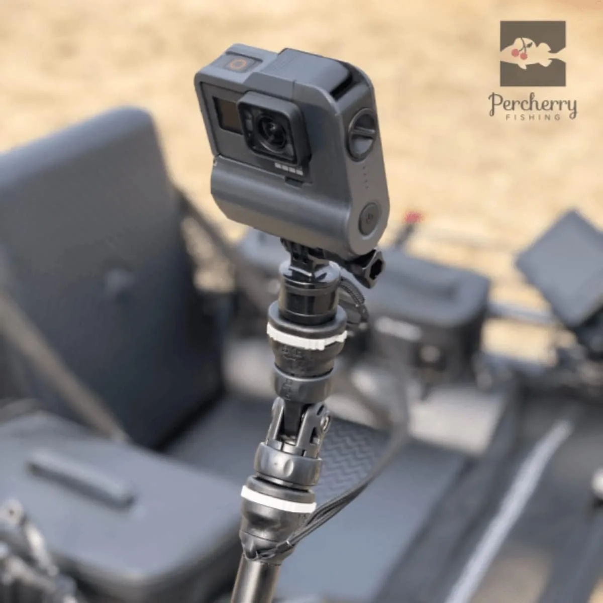 RAILBLAZA Kayak Action Camera Mount Pole Kit, Compatible with StarPort Mount