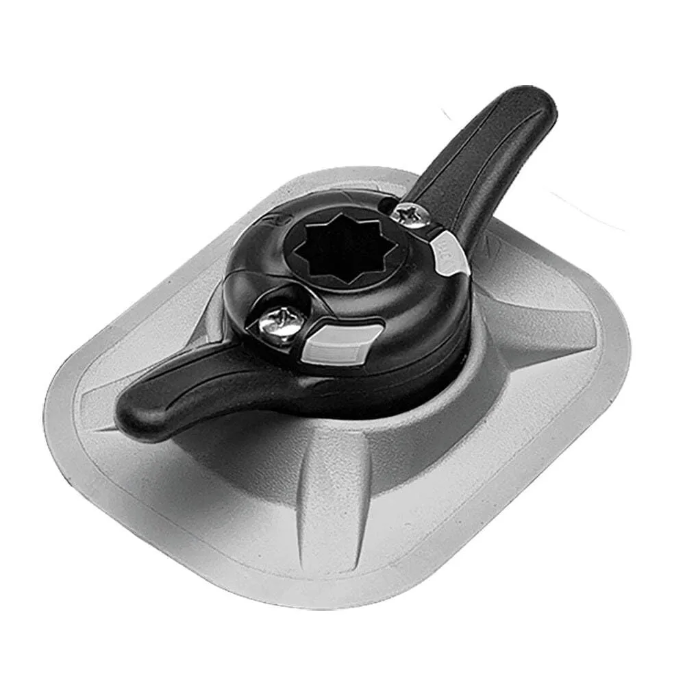 RAILBLAZA RibMount CleatPort 3M Self Adhesive Inflatable Boat Dinghy Glue on Mount for Inflatable Boat Accessories Grey