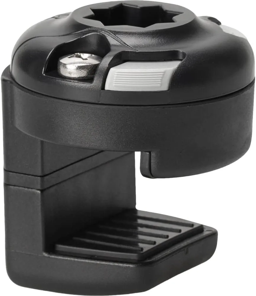 RAILBLAZA Pontoon Boat Square Rail Mount for Top Rail, Mount Fillet Table, Drink Holders, StowPod, Rod Holders and More