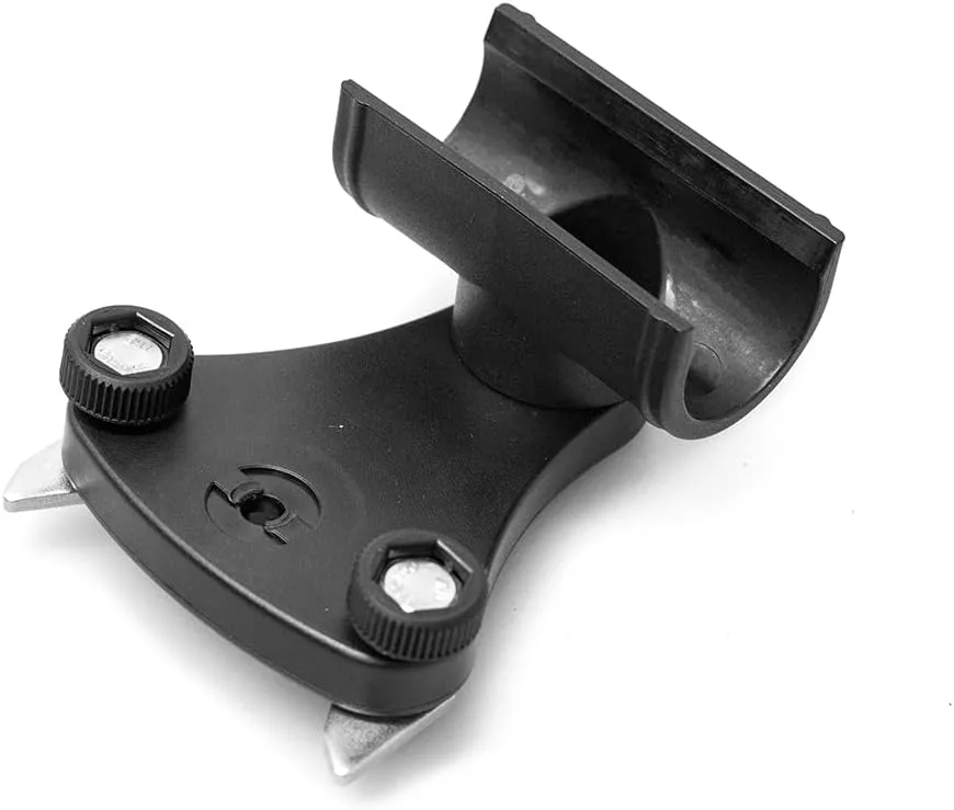 RAILBLAZA QuickGrip Kayak Paddle Holder Clip with Trackmount for Paddle Pole or Landing Net Storage