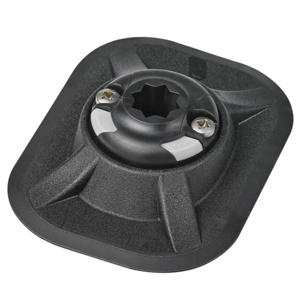 RAILBLAZA Gray Ribport Inflatable Boat Dinghy with Self-Adhesive Pad, Attach Rod Holders, Drink Holders