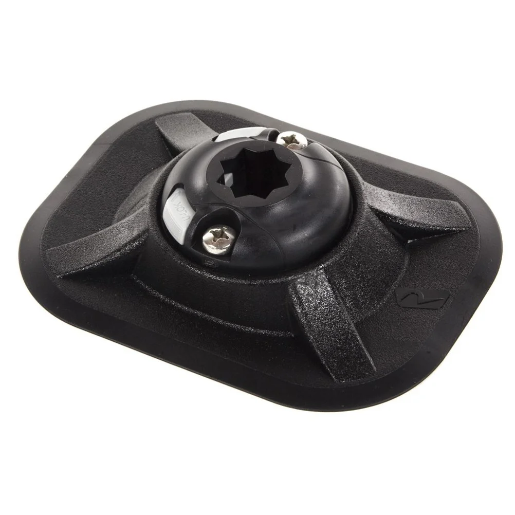 RAILBLAZA Black Ribport Inflatable Boat Dinghy with Self-Adhesive Pad, Attach Rod Holders, Drink Holders