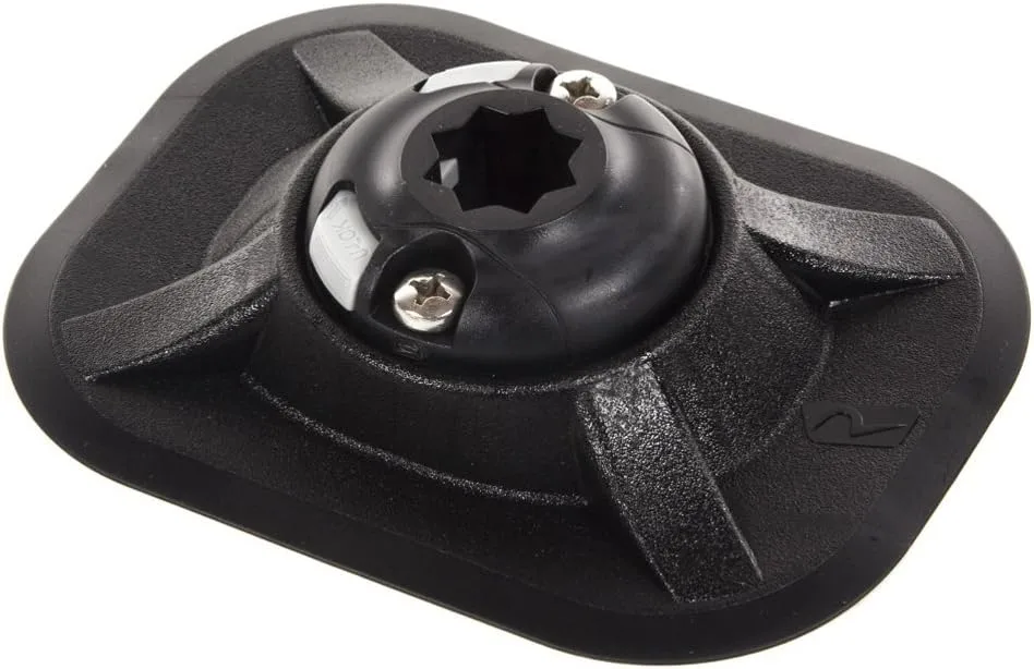 RAILBLAZA Black Ribport Inflatable Boat Dinghy with Self-Adhesive Pad, Attach Rod Holders, Drink Holders