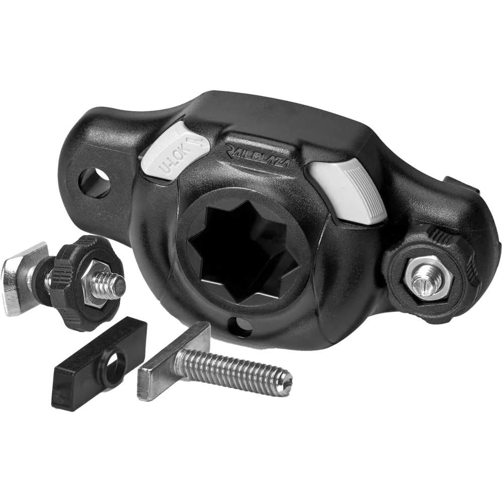 RAILBLAZA StarPort TracLoader Gunnel Mount for Kayaks and Boats, Compatible with Crestliner, SureMount