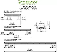 RAILBLAZA TracLoader Gunnel Track for Mounting Rod Holders and Boating Accessories