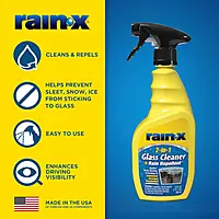 Rain-X 2-in-1 Glass Cleaner and Rain Repellent, 23 oz.