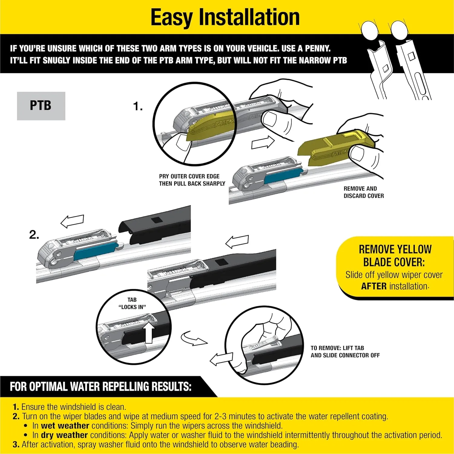 Rain-X Latitude Water Repellency Wiper Blade