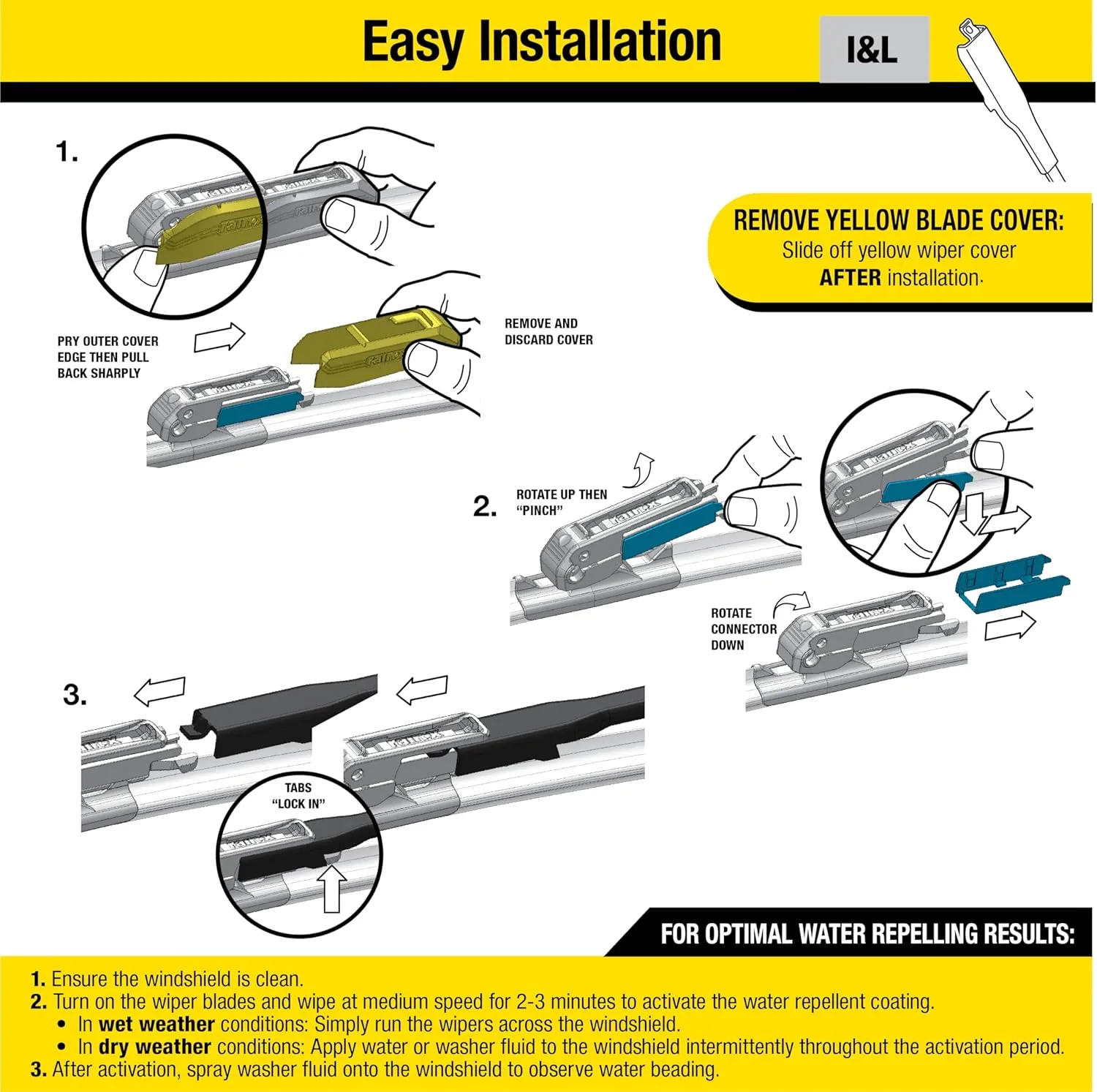 Rain-X Latitude Water Repellency Wiper Blade