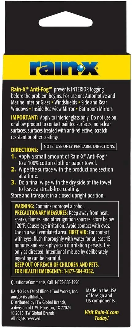 Rain-X AF21106D Glass Cleaner 3.5 Ounces