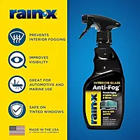 Rain-X 630046 Interior Glass Anti-Fog, 12 oz - Prevents Fogging of Interior Glass and Mirrors