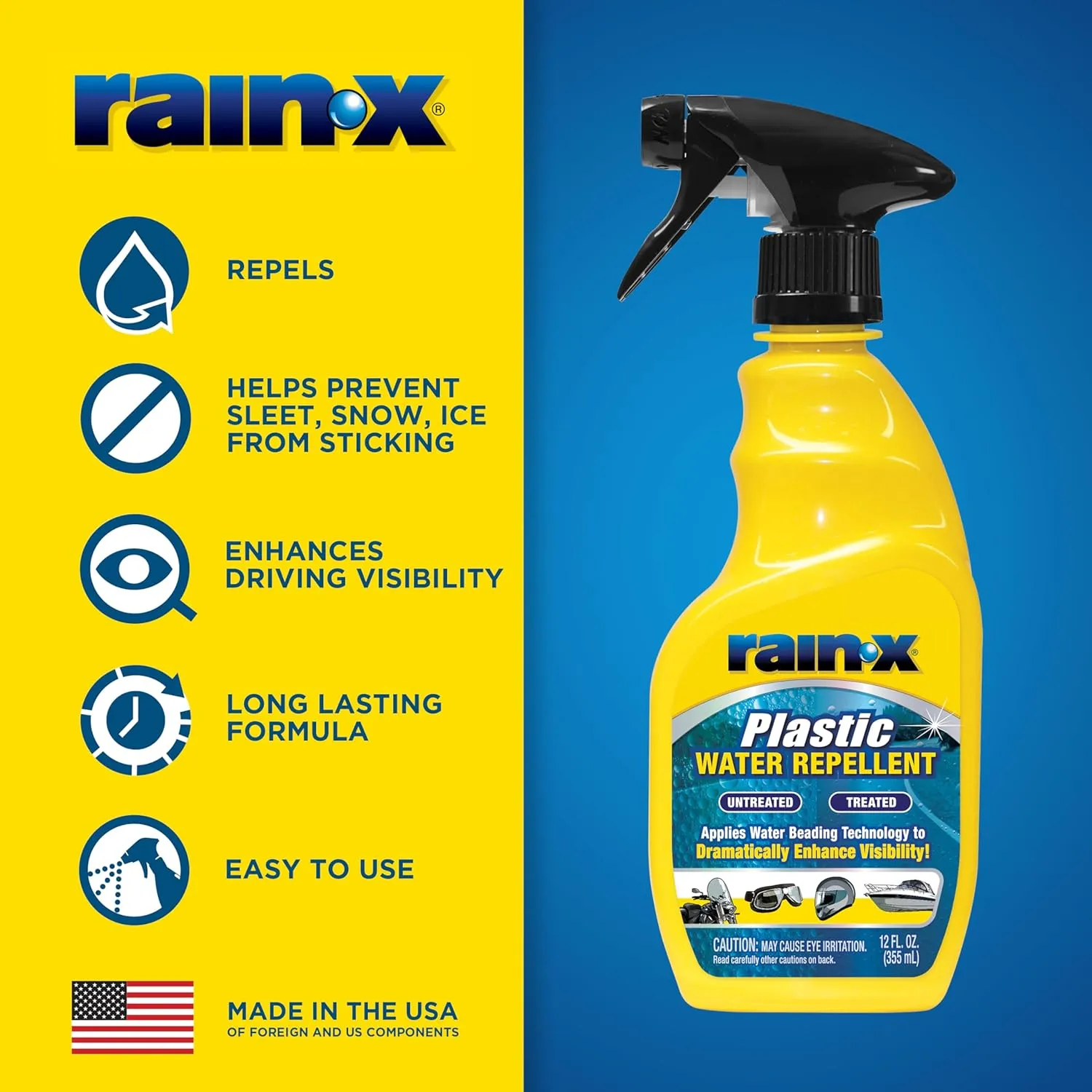 Rain-X 620036 Plastic Treatment - 12 fl oz Spray