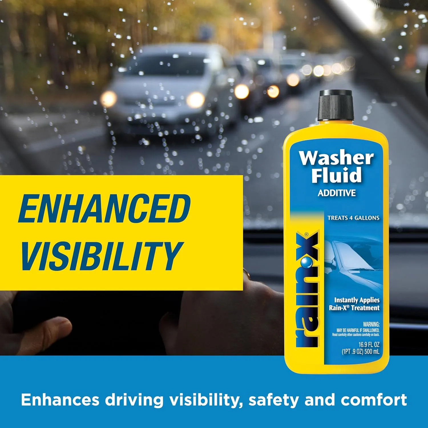 Rain-X RX11806D Washer Fluid Additive, 16.9 fl oz